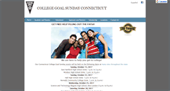 Desktop Screenshot of collegegoalsundayct.org