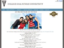 Tablet Screenshot of collegegoalsundayct.org